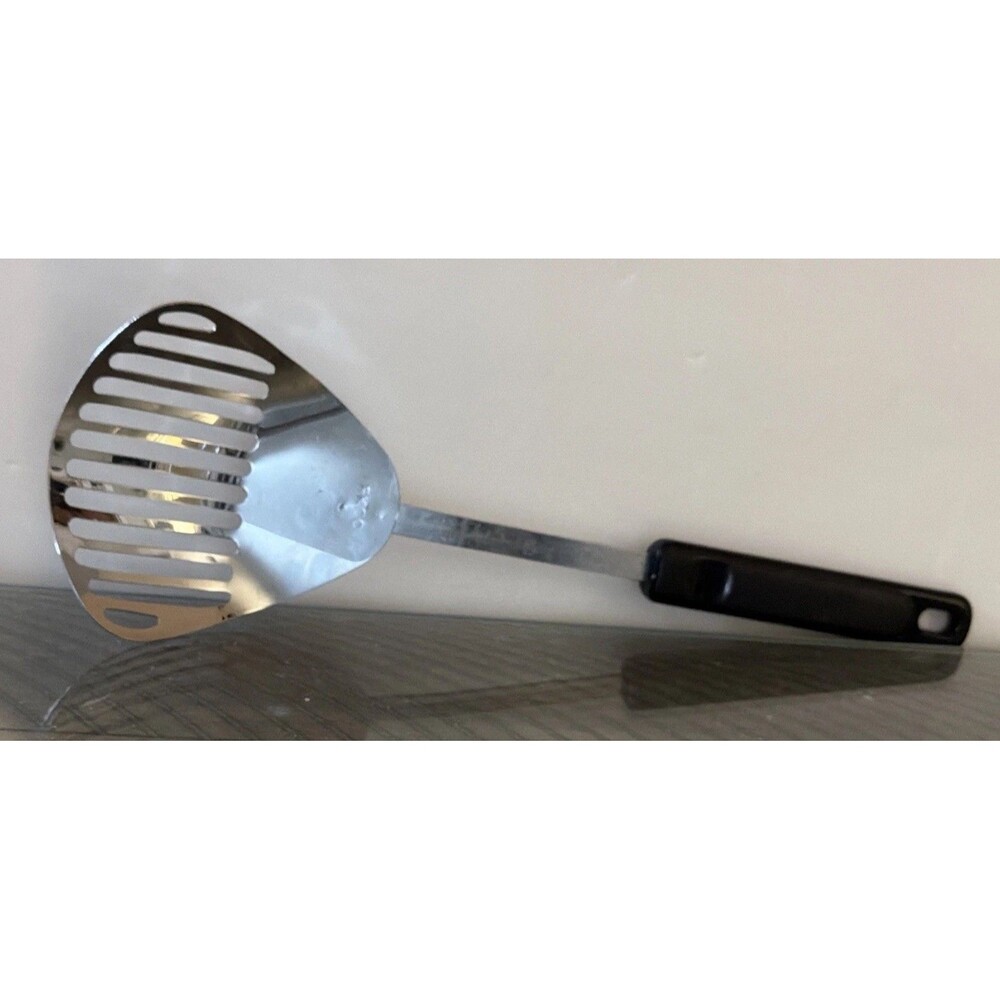 Ekco Ecko Kitchamajig style Slotted Skimmer Strainer Drain Beat Blends Spoon Vtg